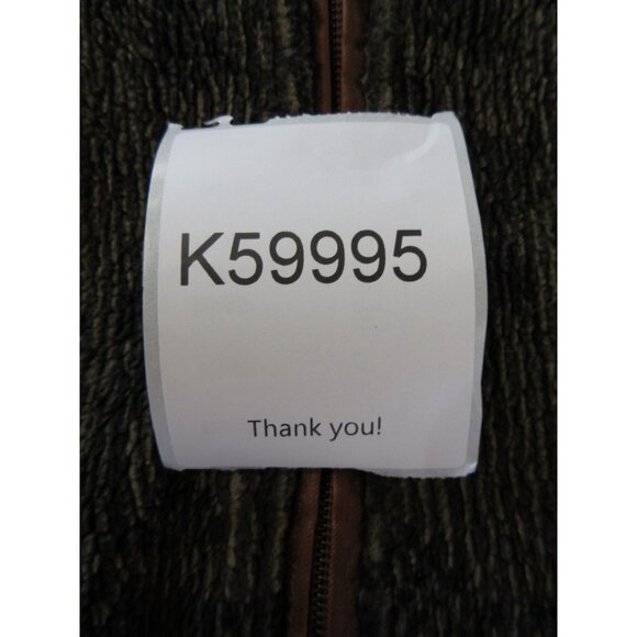 VINTAGE Woolrich Jacket Large Sherpa Fleece Hoodie Reindeer 90s - Picture 13 of 13